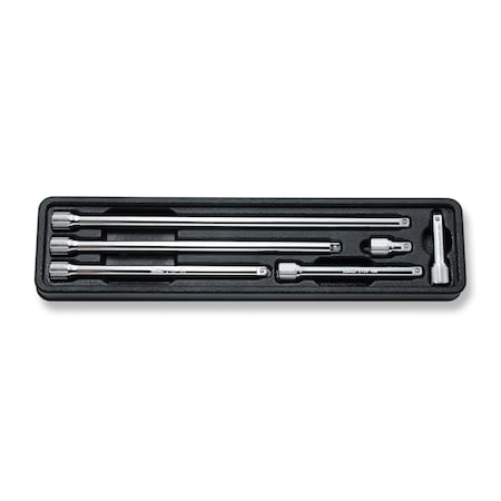 Ko-Ken Wobble-Fix Extension Bar Set 28-250mm ABS Tray 6 pieces 1/4 Sq. Drive PK2763/6